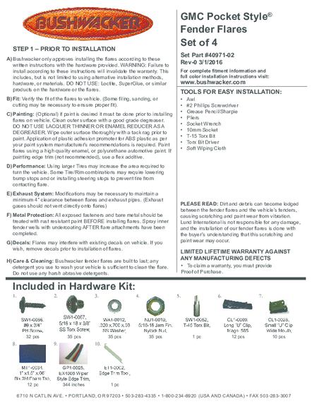 Installation Manual